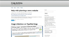 Desktop Screenshot of craigmcginty.com